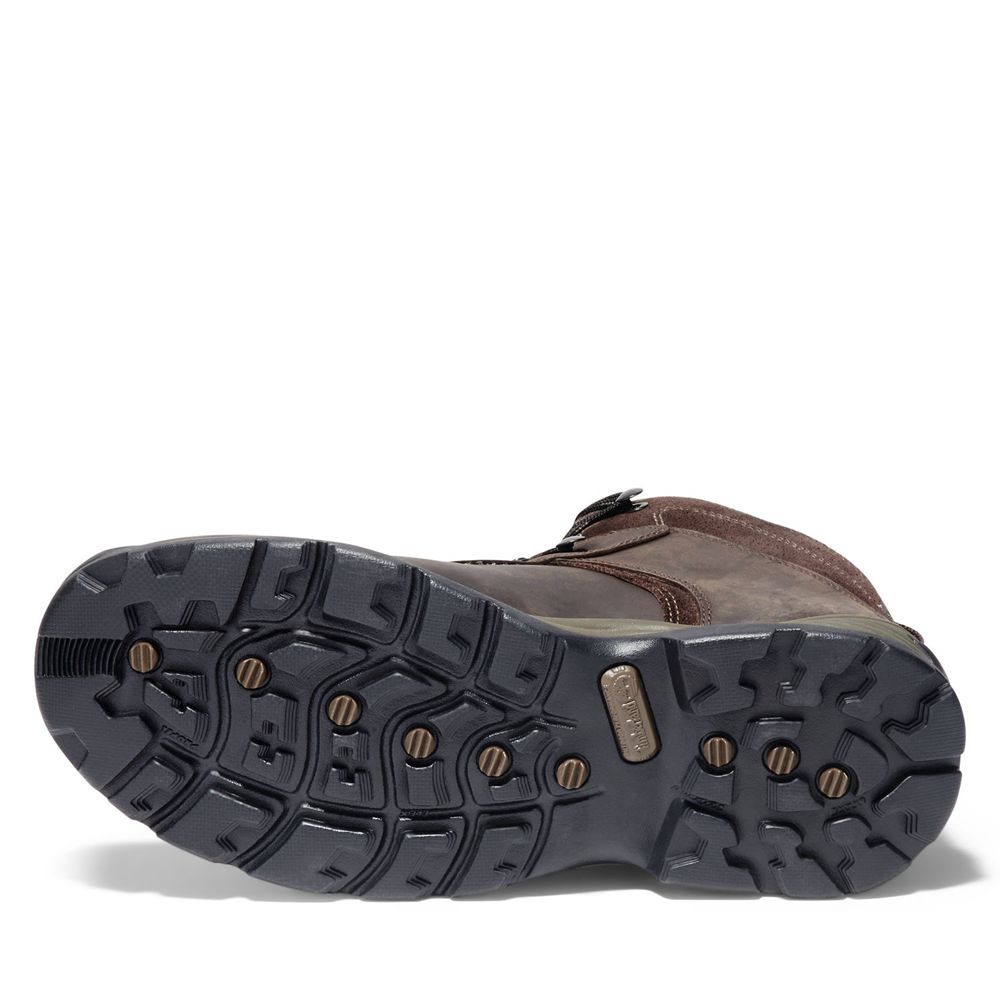 Bocanci De Drumeție Timberland Barbati Maro Inchis - Flume Mid Waterproof - Romania - CLAGJO372